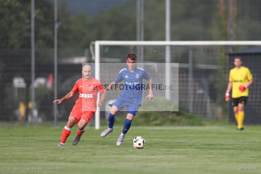 sport, action, TuS 1893 Aschaffenburg-Leider, Toto-Pokal Runde 1, TUS, TSV Lohr, TSV, Sportgelände, Lohr am Main, Fussball, BFV, 18.07.2025 - Bild-ID: 2493904