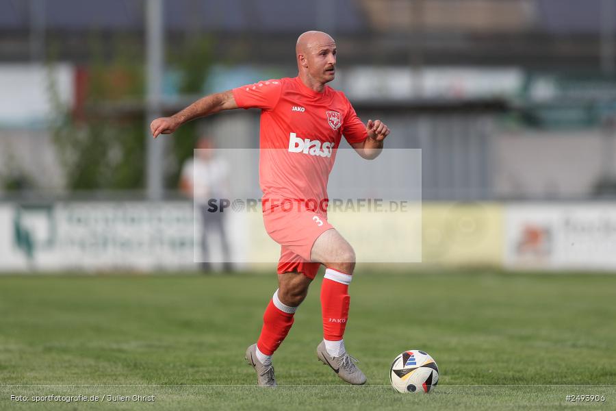sport, action, TuS 1893 Aschaffenburg-Leider, Toto-Pokal Runde 1, TUS, TSV Lohr, TSV, Sportgelände, Lohr am Main, Fussball, BFV, 18.07.2025 - Bild-ID: 2493906