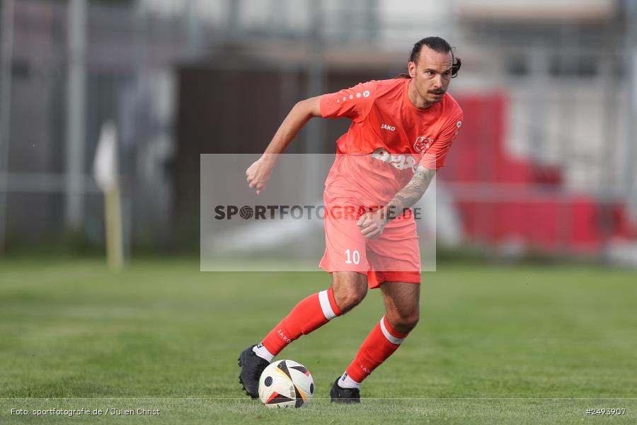 sport, action, TuS 1893 Aschaffenburg-Leider, Toto-Pokal Runde 1, TUS, TSV Lohr, TSV, Sportgelände, Lohr am Main, Fussball, BFV, 18.07.2025 - Bild-ID: 2493907