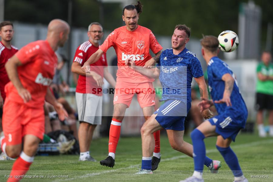 sport, action, TuS 1893 Aschaffenburg-Leider, Toto-Pokal Runde 1, TUS, TSV Lohr, TSV, Sportgelände, Lohr am Main, Fussball, BFV, 18.07.2025 - Bild-ID: 2493909
