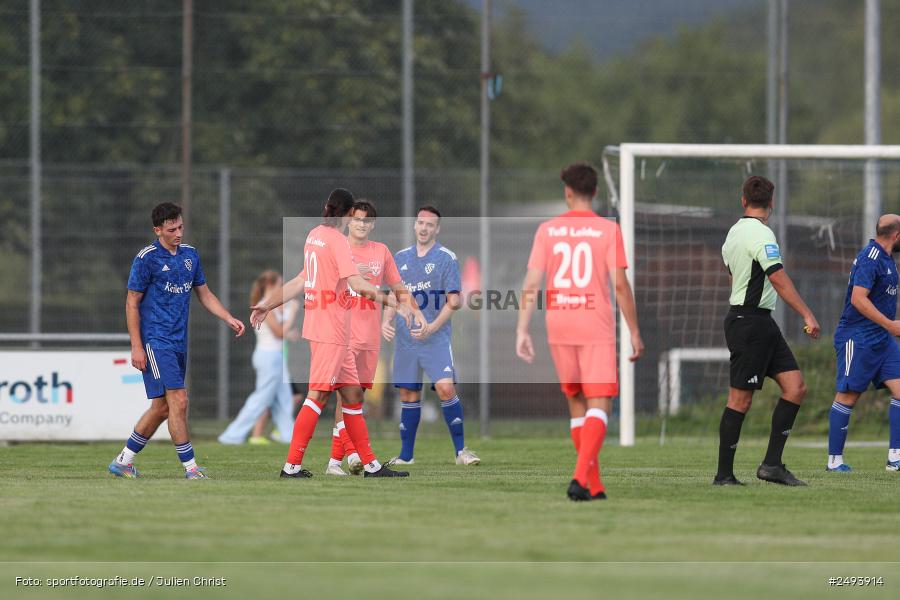 sport, action, TuS 1893 Aschaffenburg-Leider, Toto-Pokal Runde 1, TUS, TSV Lohr, TSV, Sportgelände, Lohr am Main, Fussball, BFV, 18.07.2025 - Bild-ID: 2493914