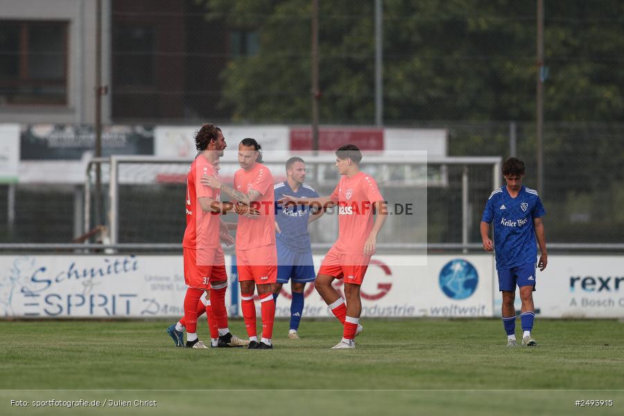 sport, action, TuS 1893 Aschaffenburg-Leider, Toto-Pokal Runde 1, TUS, TSV Lohr, TSV, Sportgelände, Lohr am Main, Fussball, BFV, 18.07.2025 - Bild-ID: 2493915