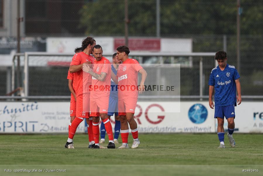 sport, action, TuS 1893 Aschaffenburg-Leider, Toto-Pokal Runde 1, TUS, TSV Lohr, TSV, Sportgelände, Lohr am Main, Fussball, BFV, 18.07.2025 - Bild-ID: 2493916