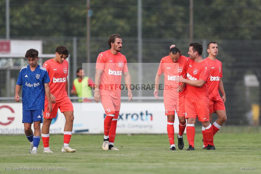 sport, action, TuS 1893 Aschaffenburg-Leider, Toto-Pokal Runde 1, TUS, TSV Lohr, TSV, Sportgelände, Lohr am Main, Fussball, BFV, 18.07.2025 - Bild-ID: 2493917