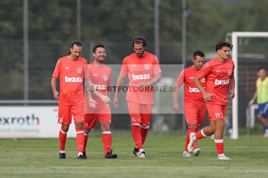 sport, action, TuS 1893 Aschaffenburg-Leider, Toto-Pokal Runde 1, TUS, TSV Lohr, TSV, Sportgelände, Lohr am Main, Fussball, BFV, 18.07.2025 - Bild-ID: 2493918