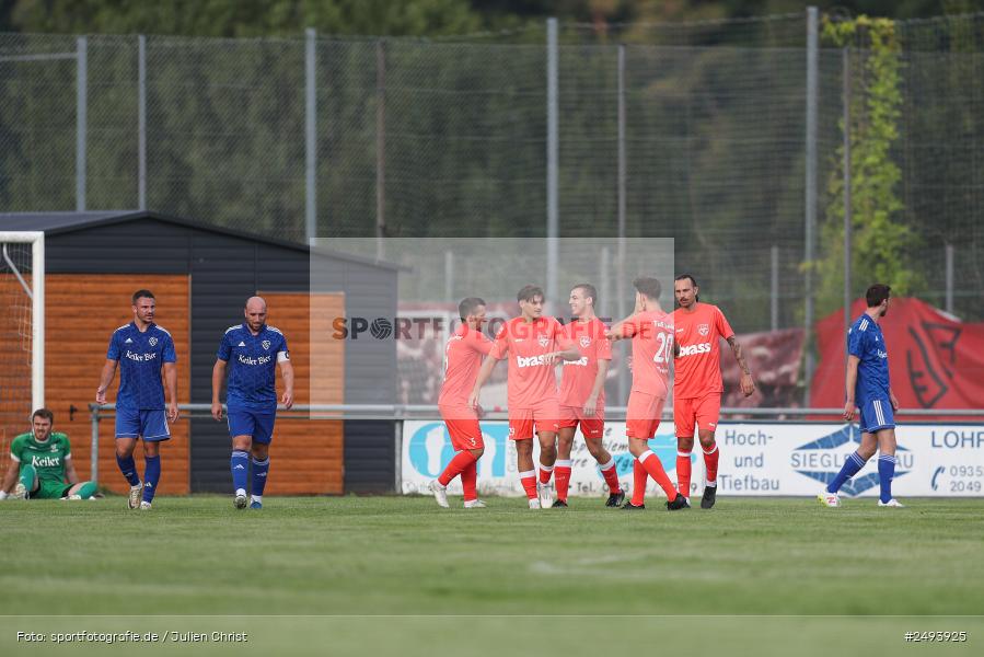 sport, action, TuS 1893 Aschaffenburg-Leider, Toto-Pokal Runde 1, TUS, TSV Lohr, TSV, Sportgelände, Lohr am Main, Fussball, BFV, 18.07.2025 - Bild-ID: 2493925