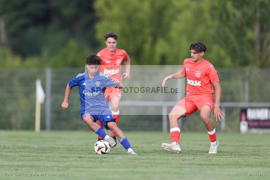 sport, action, TuS 1893 Aschaffenburg-Leider, Toto-Pokal Runde 1, TUS, TSV Lohr, TSV, Sportgelände, Lohr am Main, Fussball, BFV, 18.07.2025 - Bild-ID: 2493928