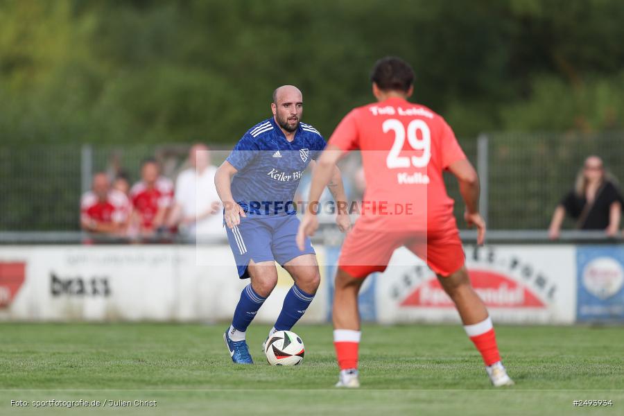 sport, action, TuS 1893 Aschaffenburg-Leider, Toto-Pokal Runde 1, TUS, TSV Lohr, TSV, Sportgelände, Lohr am Main, Fussball, BFV, 18.07.2025 - Bild-ID: 2493934