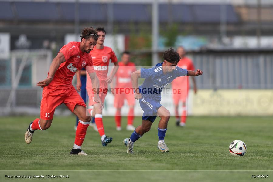 sport, action, TuS 1893 Aschaffenburg-Leider, Toto-Pokal Runde 1, TUS, TSV Lohr, TSV, Sportgelände, Lohr am Main, Fussball, BFV, 18.07.2025 - Bild-ID: 2493937