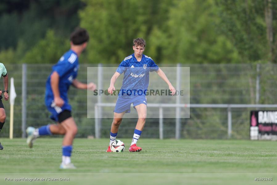 sport, action, TuS 1893 Aschaffenburg-Leider, Toto-Pokal Runde 1, TUS, TSV Lohr, TSV, Sportgelände, Lohr am Main, Fussball, BFV, 18.07.2025 - Bild-ID: 2493942