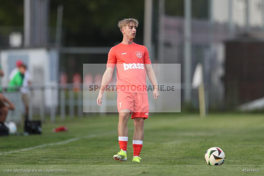 sport, action, TuS 1893 Aschaffenburg-Leider, Toto-Pokal Runde 1, TUS, TSV Lohr, TSV, Sportgelände, Lohr am Main, Fussball, BFV, 18.07.2025 - Bild-ID: 2493943