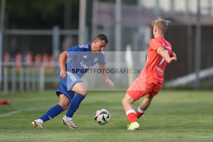 sport, action, TuS 1893 Aschaffenburg-Leider, Toto-Pokal Runde 1, TUS, TSV Lohr, TSV, Sportgelände, Lohr am Main, Fussball, BFV, 18.07.2025 - Bild-ID: 2493945