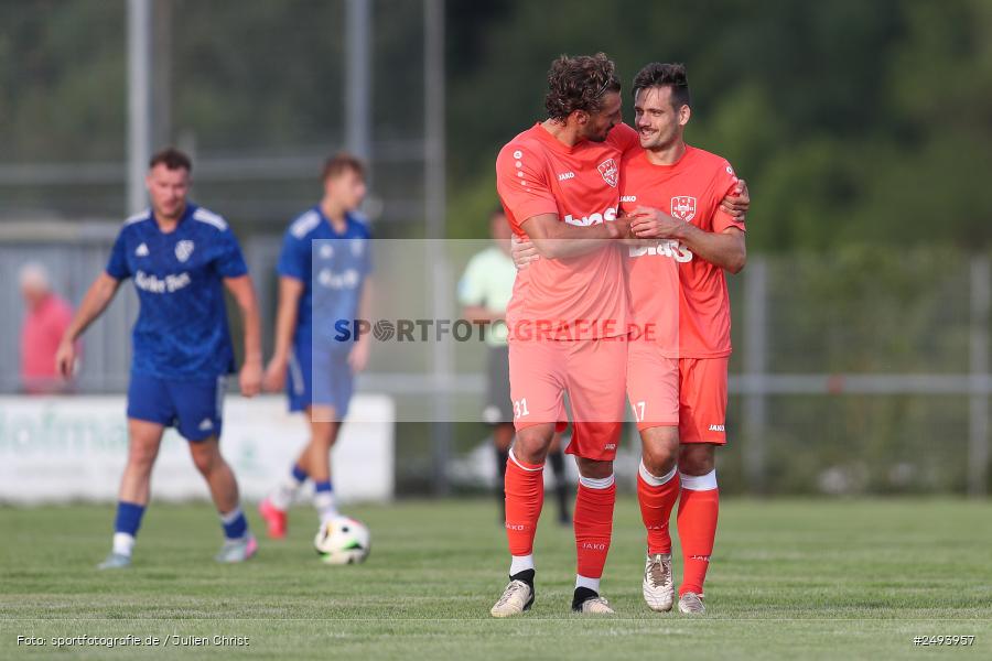sport, action, TuS 1893 Aschaffenburg-Leider, Toto-Pokal Runde 1, TUS, TSV Lohr, TSV, Sportgelände, Lohr am Main, Fussball, BFV, 18.07.2025 - Bild-ID: 2493957