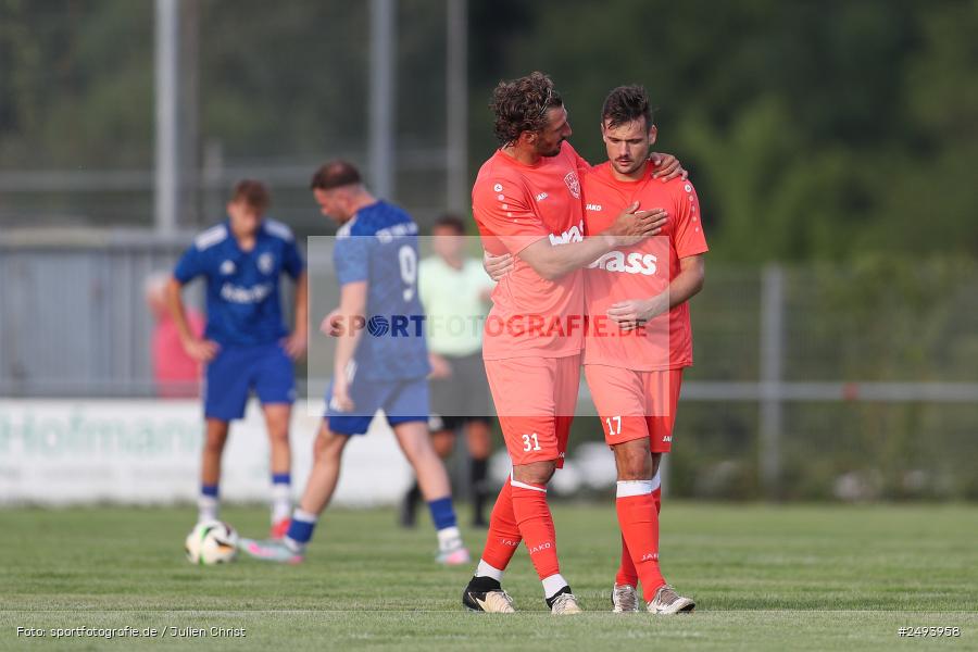 sport, action, TuS 1893 Aschaffenburg-Leider, Toto-Pokal Runde 1, TUS, TSV Lohr, TSV, Sportgelände, Lohr am Main, Fussball, BFV, 18.07.2025 - Bild-ID: 2493958