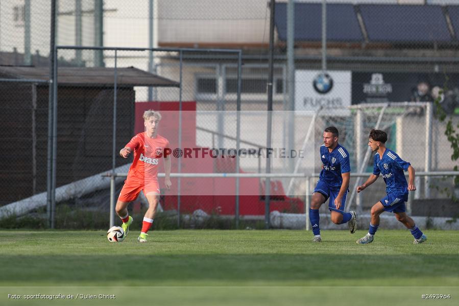 sport, action, TuS 1893 Aschaffenburg-Leider, Toto-Pokal Runde 1, TUS, TSV Lohr, TSV, Sportgelände, Lohr am Main, Fussball, BFV, 18.07.2025 - Bild-ID: 2493964