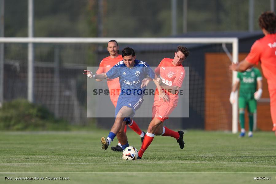 sport, action, TuS 1893 Aschaffenburg-Leider, Toto-Pokal Runde 1, TUS, TSV Lohr, TSV, Sportgelände, Lohr am Main, Fussball, BFV, 18.07.2025 - Bild-ID: 2493967