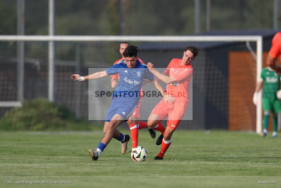 sport, action, TuS 1893 Aschaffenburg-Leider, Toto-Pokal Runde 1, TUS, TSV Lohr, TSV, Sportgelände, Lohr am Main, Fussball, BFV, 18.07.2025 - Bild-ID: 2493969