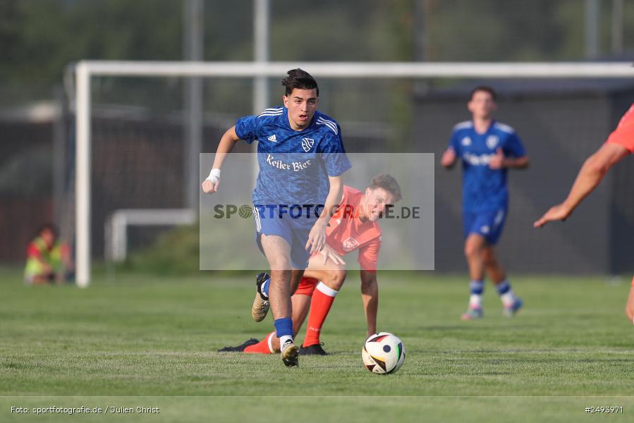 sport, action, TuS 1893 Aschaffenburg-Leider, Toto-Pokal Runde 1, TUS, TSV Lohr, TSV, Sportgelände, Lohr am Main, Fussball, BFV, 18.07.2025 - Bild-ID: 2493971