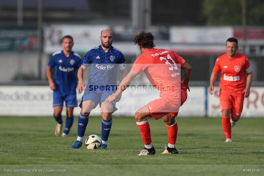 sport, action, TuS 1893 Aschaffenburg-Leider, Toto-Pokal Runde 1, TUS, TSV Lohr, TSV, Sportgelände, Lohr am Main, Fussball, BFV, 18.07.2025 - Bild-ID: 2493974
