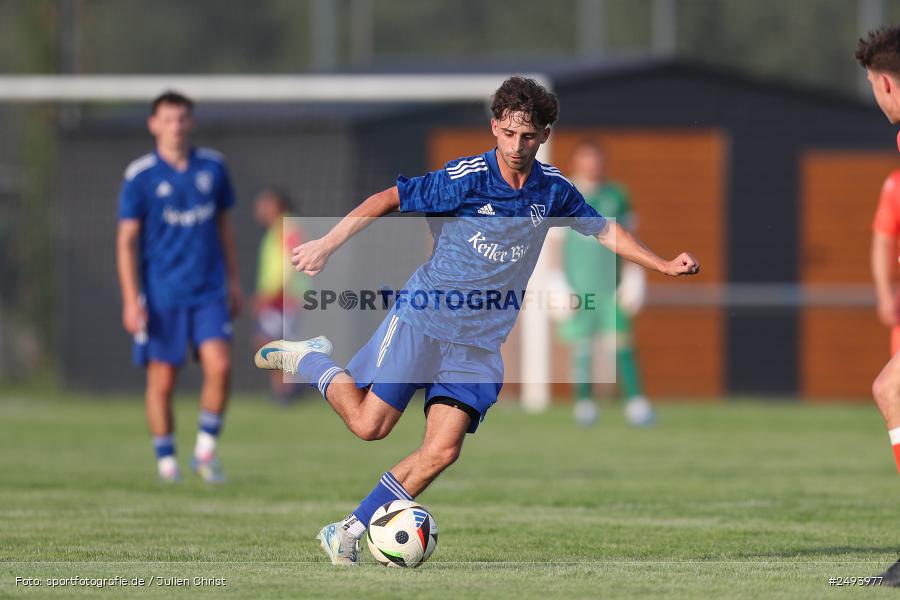 sport, action, TuS 1893 Aschaffenburg-Leider, Toto-Pokal Runde 1, TUS, TSV Lohr, TSV, Sportgelände, Lohr am Main, Fussball, BFV, 18.07.2025 - Bild-ID: 2493977