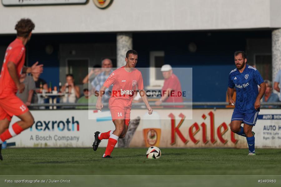 sport, action, TuS 1893 Aschaffenburg-Leider, Toto-Pokal Runde 1, TUS, TSV Lohr, TSV, Sportgelände, Lohr am Main, Fussball, BFV, 18.07.2025 - Bild-ID: 2493980
