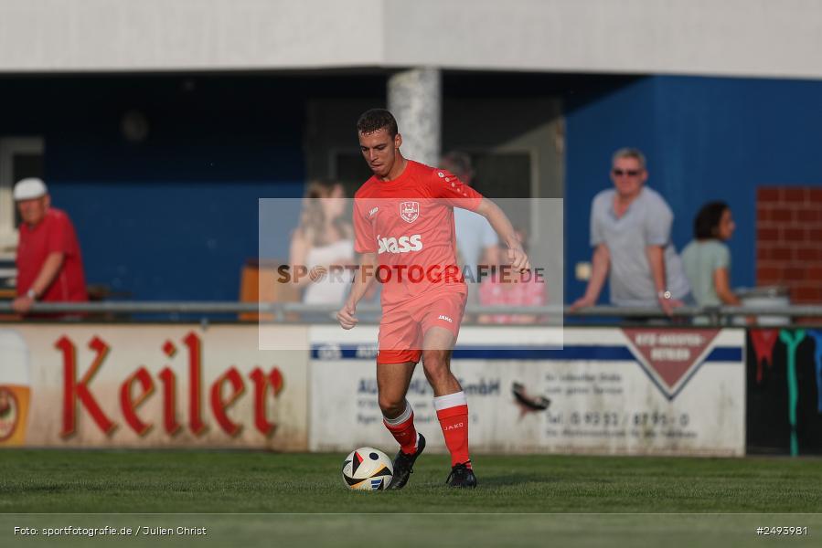 sport, action, TuS 1893 Aschaffenburg-Leider, Toto-Pokal Runde 1, TUS, TSV Lohr, TSV, Sportgelände, Lohr am Main, Fussball, BFV, 18.07.2025 - Bild-ID: 2493981