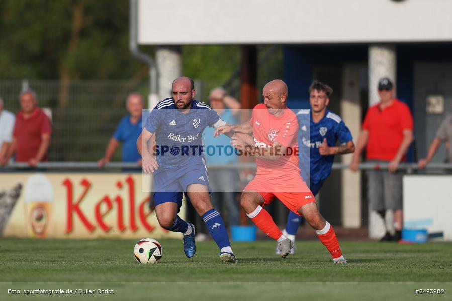 sport, action, TuS 1893 Aschaffenburg-Leider, Toto-Pokal Runde 1, TUS, TSV Lohr, TSV, Sportgelände, Lohr am Main, Fussball, BFV, 18.07.2025 - Bild-ID: 2493982