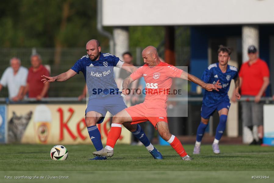 sport, action, TuS 1893 Aschaffenburg-Leider, Toto-Pokal Runde 1, TUS, TSV Lohr, TSV, Sportgelände, Lohr am Main, Fussball, BFV, 18.07.2025 - Bild-ID: 2493984