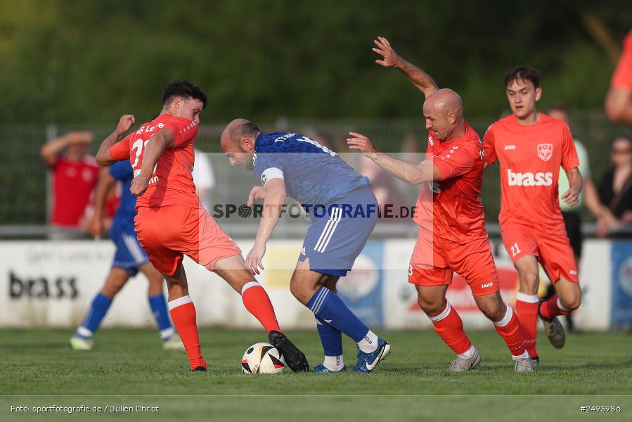 sport, action, TuS 1893 Aschaffenburg-Leider, Toto-Pokal Runde 1, TUS, TSV Lohr, TSV, Sportgelände, Lohr am Main, Fussball, BFV, 18.07.2025 - Bild-ID: 2493986
