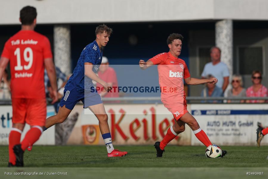 sport, action, TuS 1893 Aschaffenburg-Leider, Toto-Pokal Runde 1, TUS, TSV Lohr, TSV, Sportgelände, Lohr am Main, Fussball, BFV, 18.07.2025 - Bild-ID: 2493987