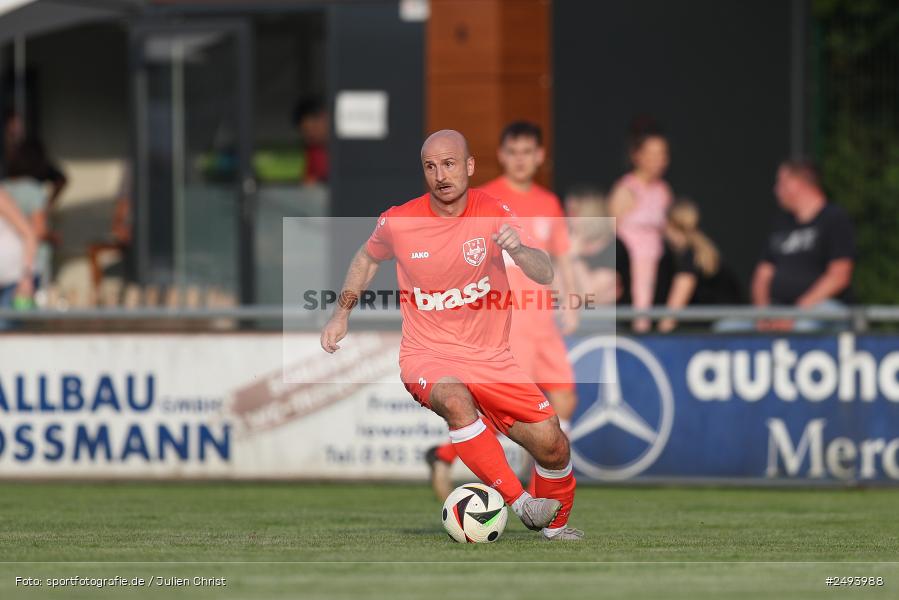 sport, action, TuS 1893 Aschaffenburg-Leider, Toto-Pokal Runde 1, TUS, TSV Lohr, TSV, Sportgelände, Lohr am Main, Fussball, BFV, 18.07.2025 - Bild-ID: 2493988