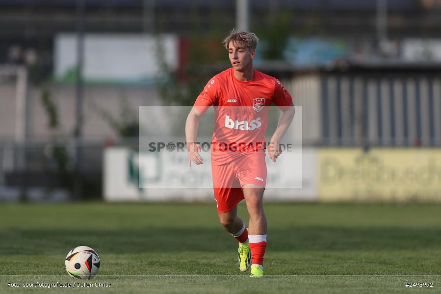 sport, action, TuS 1893 Aschaffenburg-Leider, Toto-Pokal Runde 1, TUS, TSV Lohr, TSV, Sportgelände, Lohr am Main, Fussball, BFV, 18.07.2025 - Bild-ID: 2493992