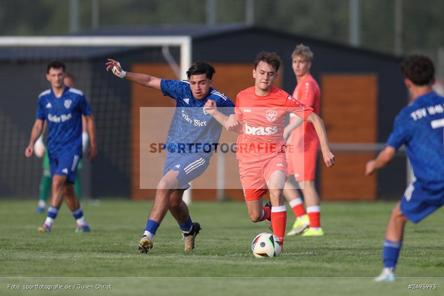 sport, action, TuS 1893 Aschaffenburg-Leider, Toto-Pokal Runde 1, TUS, TSV Lohr, TSV, Sportgelände, Lohr am Main, Fussball, BFV, 18.07.2025 - Bild-ID: 2493993