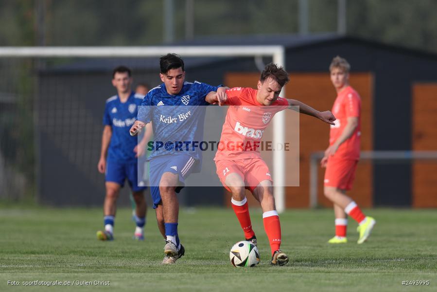 sport, action, TuS 1893 Aschaffenburg-Leider, Toto-Pokal Runde 1, TUS, TSV Lohr, TSV, Sportgelände, Lohr am Main, Fussball, BFV, 18.07.2025 - Bild-ID: 2493995