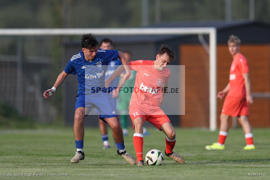 sport, action, TuS 1893 Aschaffenburg-Leider, Toto-Pokal Runde 1, TUS, TSV Lohr, TSV, Sportgelände, Lohr am Main, Fussball, BFV, 18.07.2025 - Bild-ID: 2493996