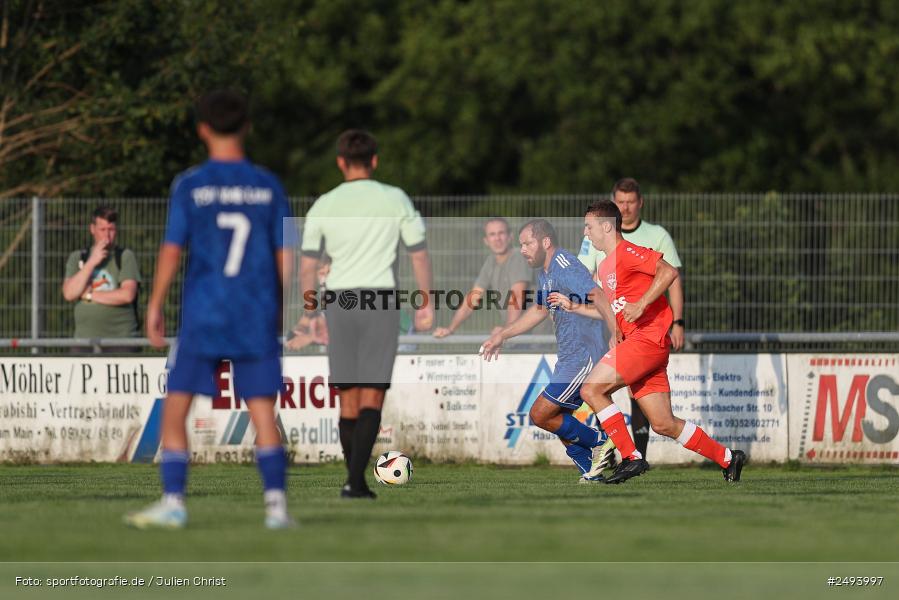 sport, action, TuS 1893 Aschaffenburg-Leider, Toto-Pokal Runde 1, TUS, TSV Lohr, TSV, Sportgelände, Lohr am Main, Fussball, BFV, 18.07.2025 - Bild-ID: 2493997