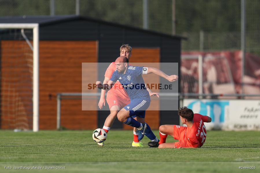 sport, action, TuS 1893 Aschaffenburg-Leider, Toto-Pokal Runde 1, TUS, TSV Lohr, TSV, Sportgelände, Lohr am Main, Fussball, BFV, 18.07.2025 - Bild-ID: 2494003