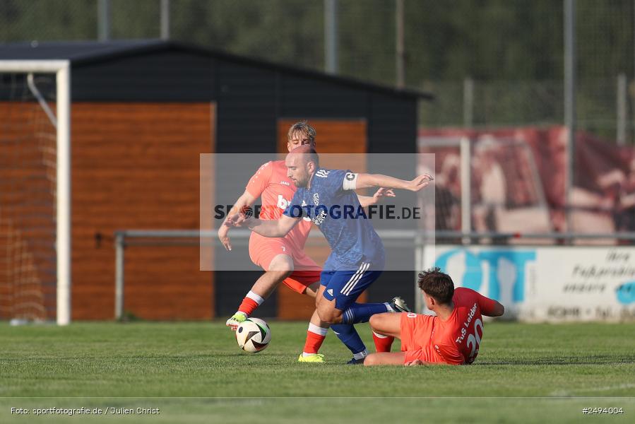 sport, action, TuS 1893 Aschaffenburg-Leider, Toto-Pokal Runde 1, TUS, TSV Lohr, TSV, Sportgelände, Lohr am Main, Fussball, BFV, 18.07.2025 - Bild-ID: 2494004