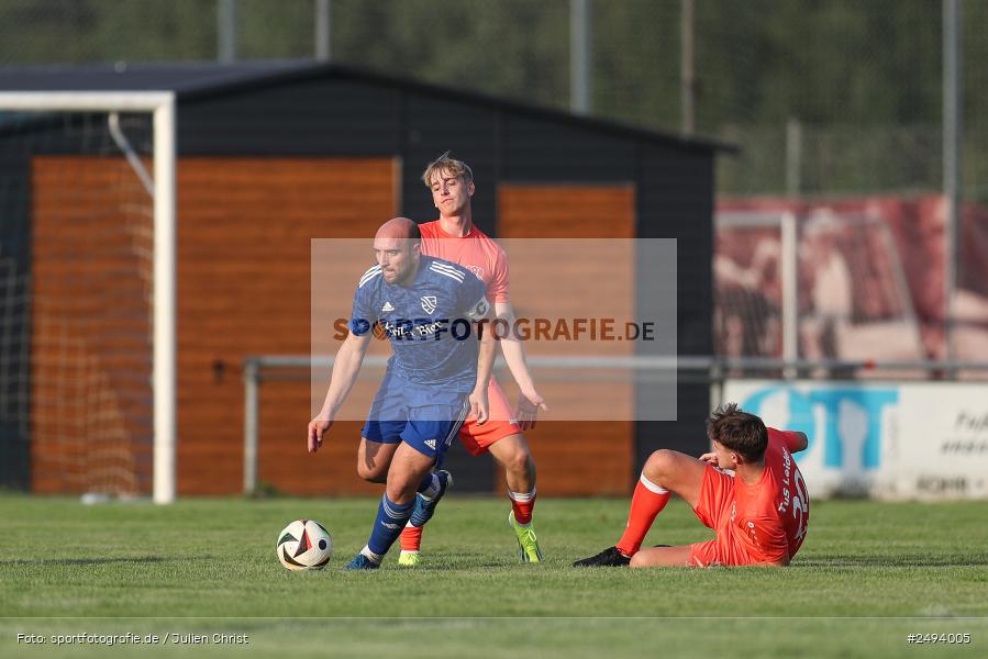 sport, action, TuS 1893 Aschaffenburg-Leider, Toto-Pokal Runde 1, TUS, TSV Lohr, TSV, Sportgelände, Lohr am Main, Fussball, BFV, 18.07.2025 - Bild-ID: 2494005