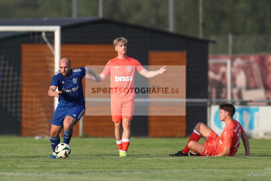 sport, action, TuS 1893 Aschaffenburg-Leider, Toto-Pokal Runde 1, TUS, TSV Lohr, TSV, Sportgelände, Lohr am Main, Fussball, BFV, 18.07.2025 - Bild-ID: 2494006