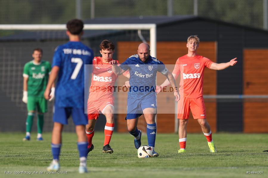 sport, action, TuS 1893 Aschaffenburg-Leider, Toto-Pokal Runde 1, TUS, TSV Lohr, TSV, Sportgelände, Lohr am Main, Fussball, BFV, 18.07.2025 - Bild-ID: 2494007