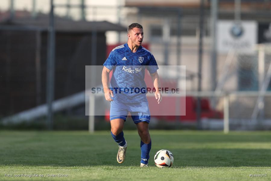 sport, action, TuS 1893 Aschaffenburg-Leider, Toto-Pokal Runde 1, TUS, TSV Lohr, TSV, Sportgelände, Lohr am Main, Fussball, BFV, 18.07.2025 - Bild-ID: 2494013