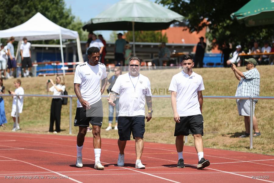 sport, action, Toto-Pokal Runde 1, Sportgelände, Fussball, FCS, FC06, Bad Kissingen, BFV, 19.07.2025, 1. FC Schweinfurt 1905, 1. FC 06 Bad Kissingen - Bild-ID: 2494032