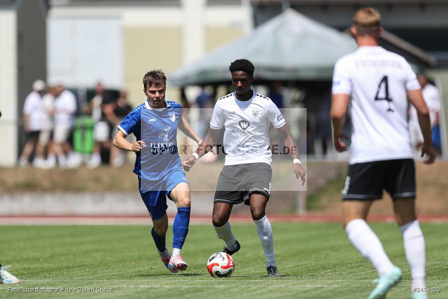 sport, action, Toto-Pokal Runde 1, Sportgelände, Fussball, FCS, FC06, Bad Kissingen, BFV, 19.07.2025, 1. FC Schweinfurt 1905, 1. FC 06 Bad Kissingen - Bild-ID: 2494150