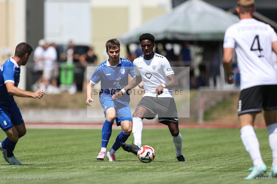 sport, action, Toto-Pokal Runde 1, Sportgelände, Fussball, FCS, FC06, Bad Kissingen, BFV, 19.07.2025, 1. FC Schweinfurt 1905, 1. FC 06 Bad Kissingen - Bild-ID: 2494151