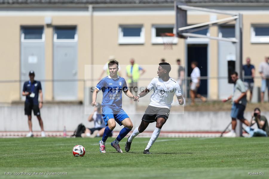 sport, action, Toto-Pokal Runde 1, Sportgelände, Fussball, FCS, FC06, Bad Kissingen, BFV, 19.07.2025, 1. FC Schweinfurt 1905, 1. FC 06 Bad Kissingen - Bild-ID: 2494152