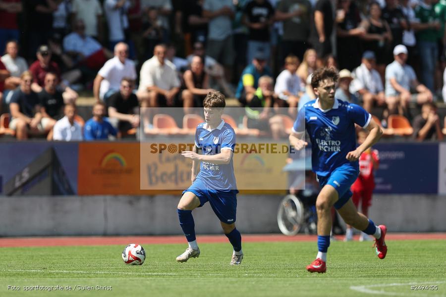 sport, action, Toto-Pokal Runde 1, Sportgelände, Fussball, FCS, FC06, Bad Kissingen, BFV, 19.07.2025, 1. FC Schweinfurt 1905, 1. FC 06 Bad Kissingen - Bild-ID: 2494155