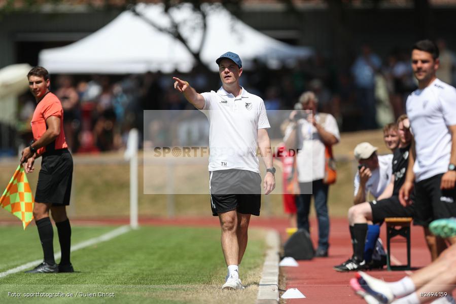 sport, action, Toto-Pokal Runde 1, Sportgelände, Fussball, FCS, FC06, Bad Kissingen, BFV, 19.07.2025, 1. FC Schweinfurt 1905, 1. FC 06 Bad Kissingen - Bild-ID: 2494159