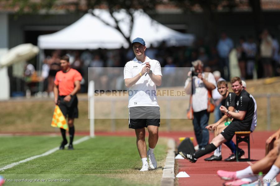sport, action, Toto-Pokal Runde 1, Sportgelände, Fussball, FCS, FC06, Bad Kissingen, BFV, 19.07.2025, 1. FC Schweinfurt 1905, 1. FC 06 Bad Kissingen - Bild-ID: 2494166