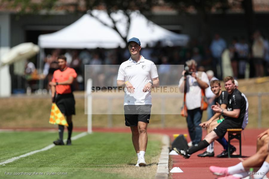 sport, action, Toto-Pokal Runde 1, Sportgelände, Fussball, FCS, FC06, Bad Kissingen, BFV, 19.07.2025, 1. FC Schweinfurt 1905, 1. FC 06 Bad Kissingen - Bild-ID: 2494167